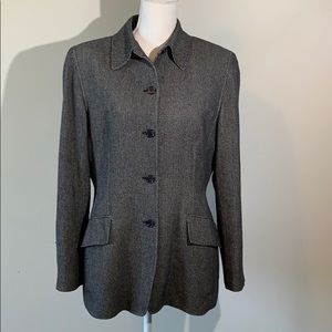 AK Black Tweed Blazer